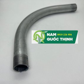 Co Cong Ren IMC 90 Độ 3/4 Inch Với Ống Thép Mạ Kẽm Luồn Dây Điện