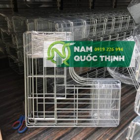 Co Ngang 90 Độ Vuông Gốc Máng Cáp Dạng Lưới Mạ Kẽm Nhúng Nóng 200x100 MM