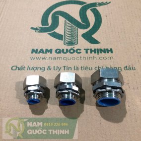 Đầu Nối Ống Luồn Dây Điện Mềm Lõi Thép Kín Nước Inox 304 