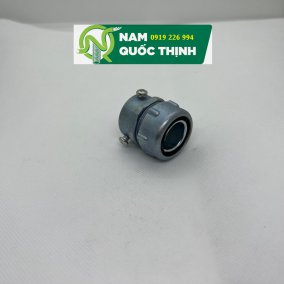 Đầu Nối Ống Mềm Kín Nước Và Ống EMT 3/4 Inch Thép Mạ Kẽm Không Ren Luồn Dây Điện