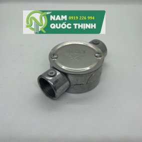 Hộp Nối Dây Loại Tròn 2 Ngã Thẳng Ren IMC 3/4 Inch