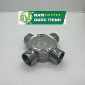 Hộp Nối Dây Loại Tròn 4 Ngã Ren IMC 3/4 Inch 