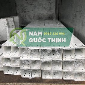 MÁNG CÁP SƠN TĨNH ĐIỆN 100x100x1.2x2500 MM MÀU TRẮNG 