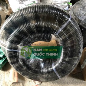 ỐNG MỀM THÉP BỌC NHỰA PVC ĐEN 3 INCH