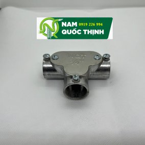 T Đúc Trơn 90 Độ D25 Nối Ống Thép Mạ Kẽm Không Ren EMT Luồn Dây Điện