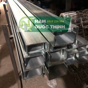 THÉP HÌNH U 100x50x5x3000 MM MẠ KẼM