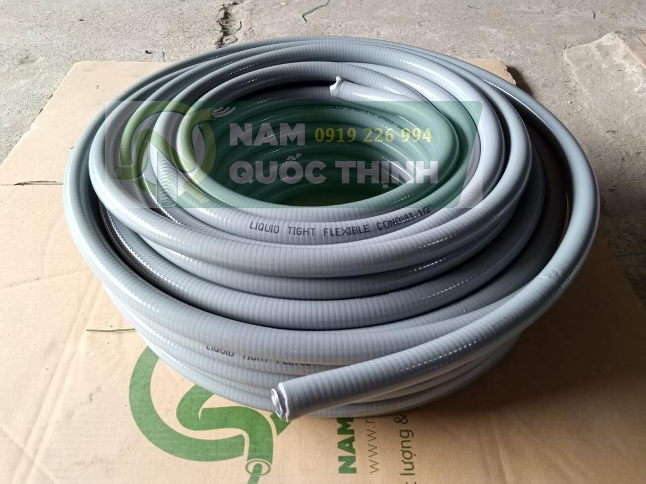 Ống Mềm Lõi Thép Bọc Nhựa PVC Chống Thấm Dầu Nước